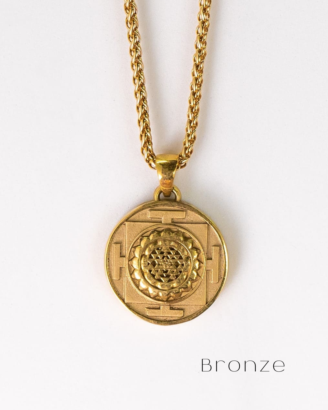 Collar circular Sri Yantra 