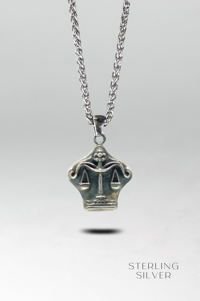 Libra Zodiac Sign Necklace