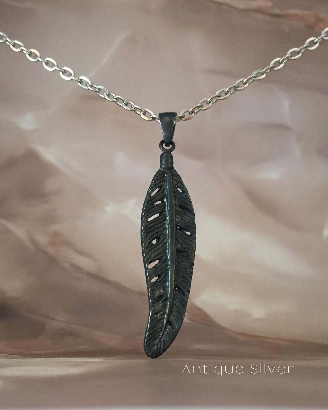 Feather necklace