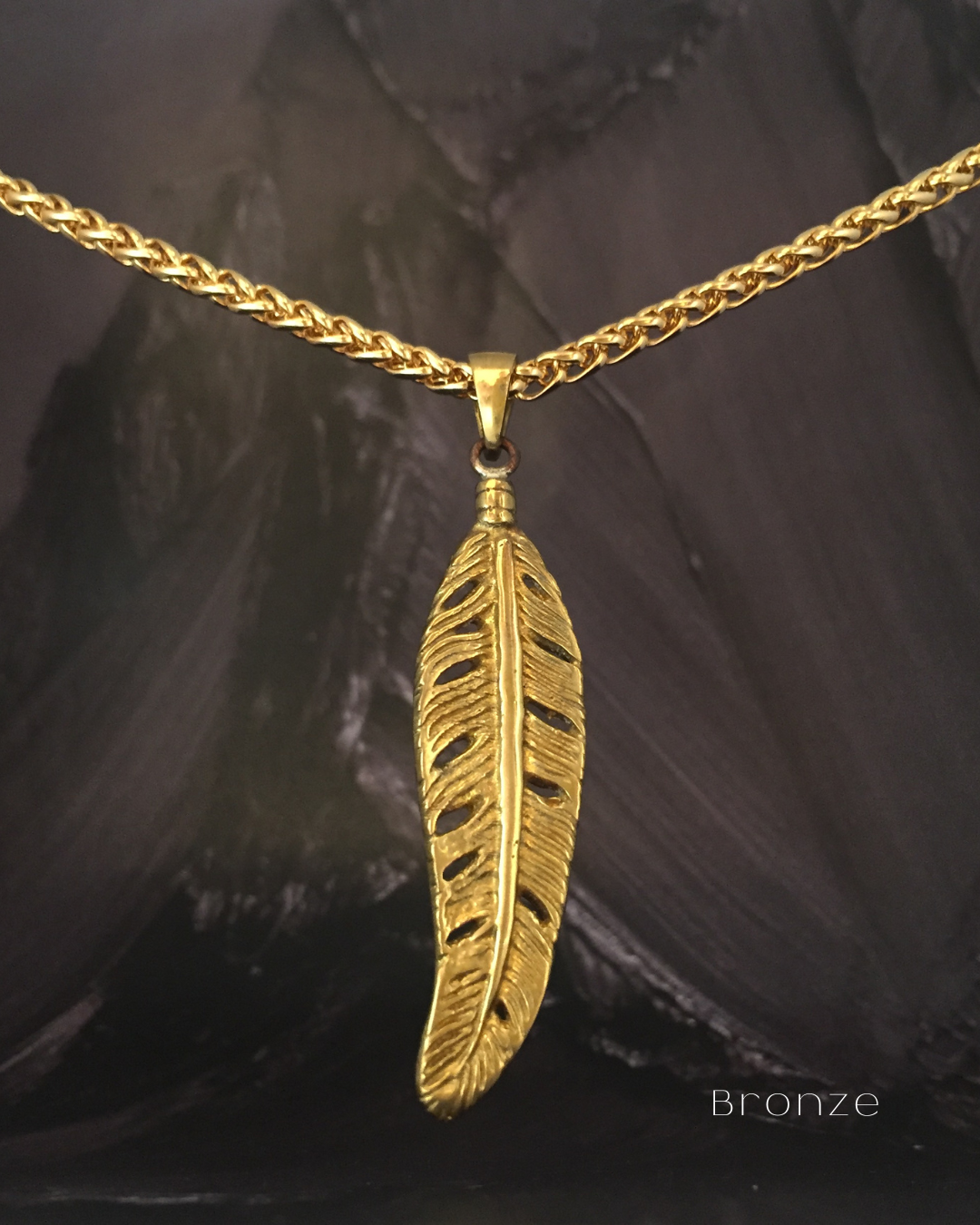 Feather necklace