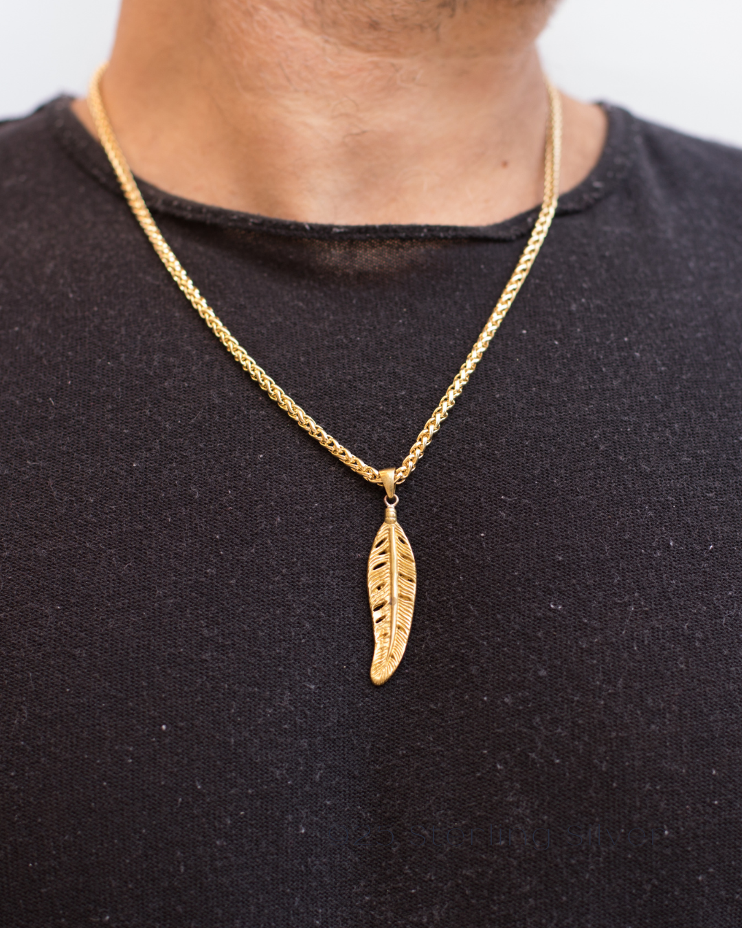 Feather necklace