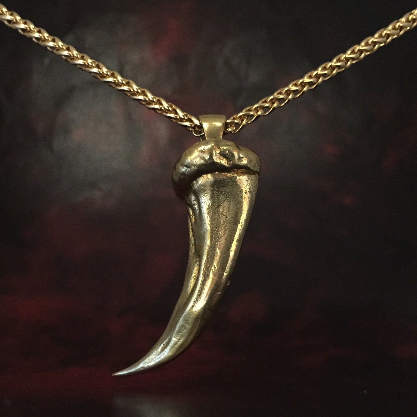 Wolf claw necklace, Large size