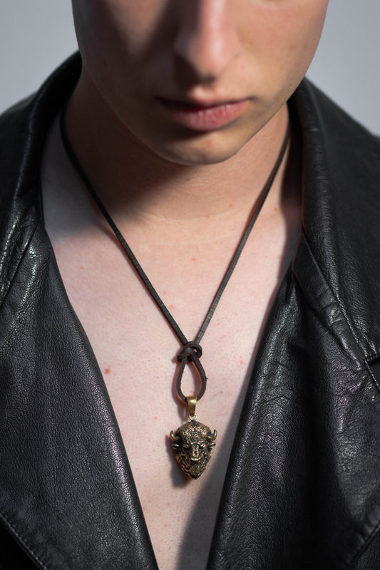 Buffalo necklace