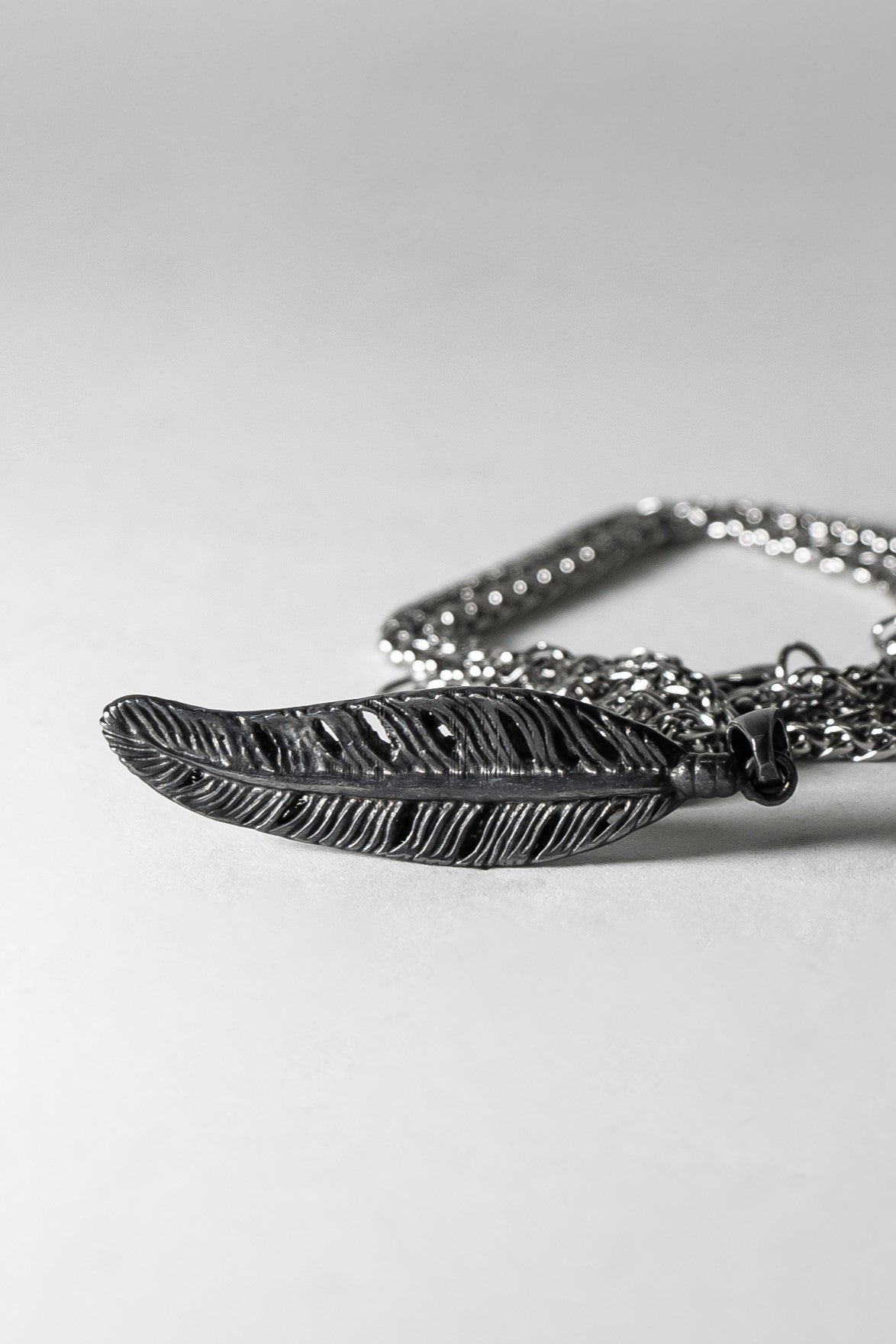 Feather necklace