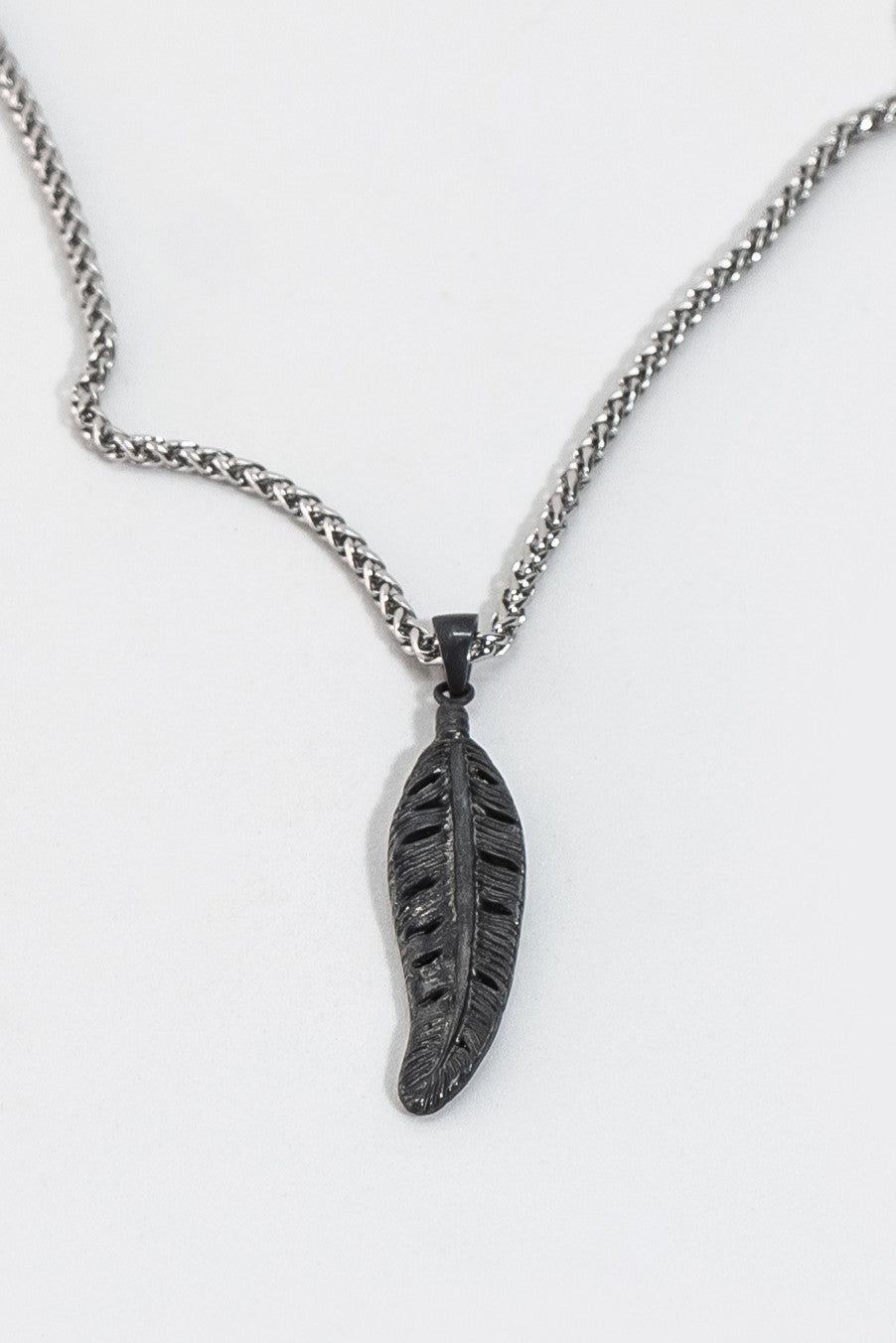 Feather necklace