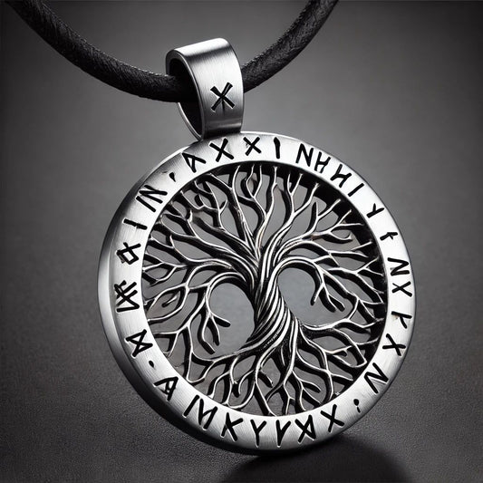 Viking Tree of Life Necklace - Roots of Legacy, Handcrafted